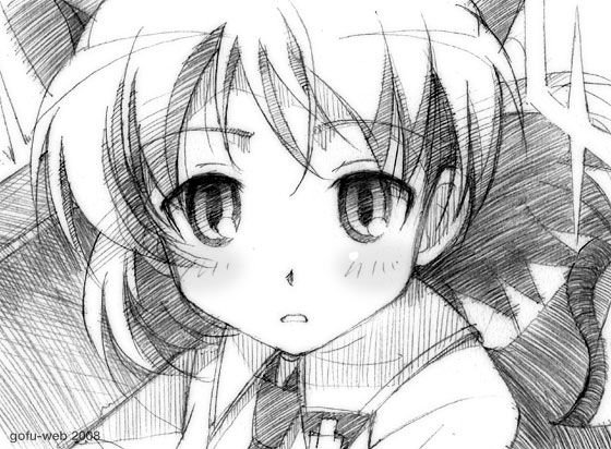 Аниме штриховка