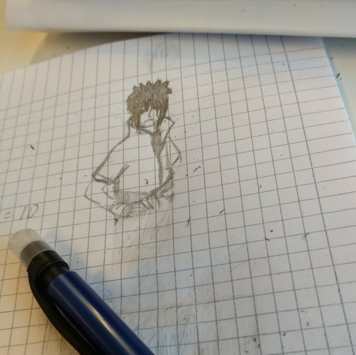 Рисунки ручкой в тетради аниме