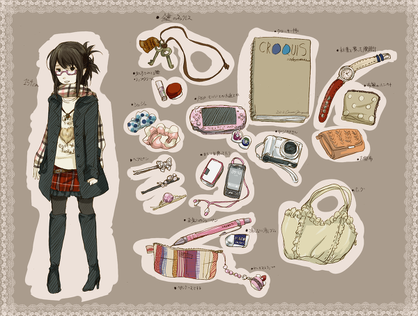 Содержимое женская сумочка арт