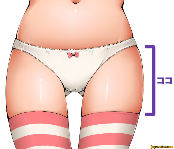 Нарисованные девушки в трусиках