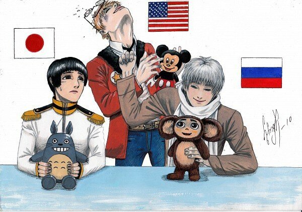 Страны в виде людей