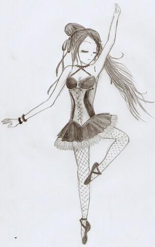 Позы балерин для рисования