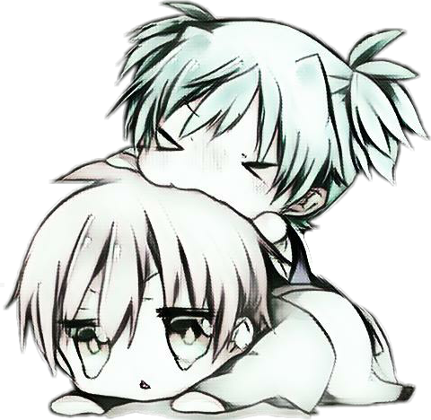 Карма Акабане Черна белый