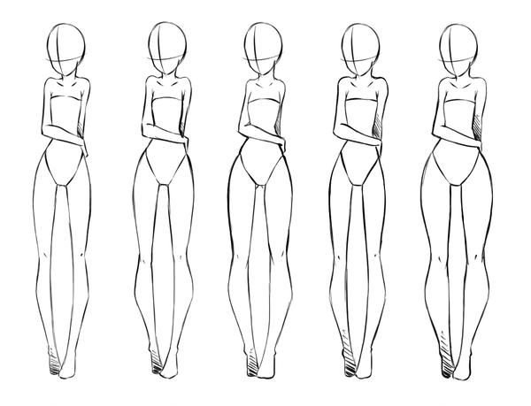 Форма человека для рисования