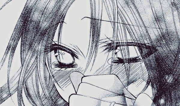 Аниме парень кричит