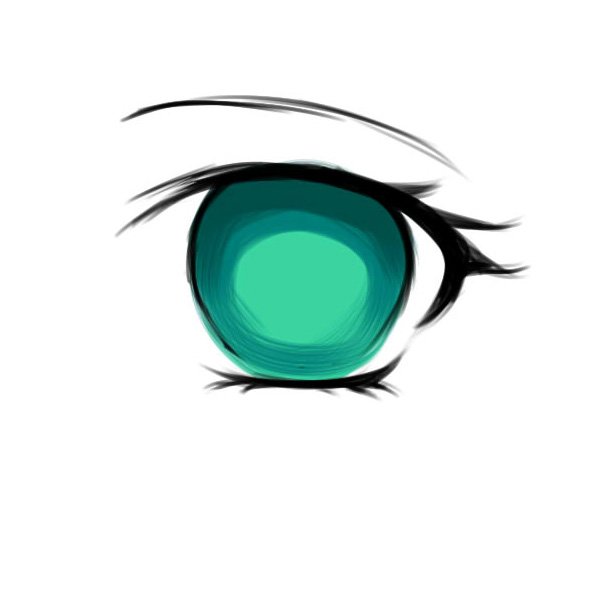 Анимешные глаза без фона