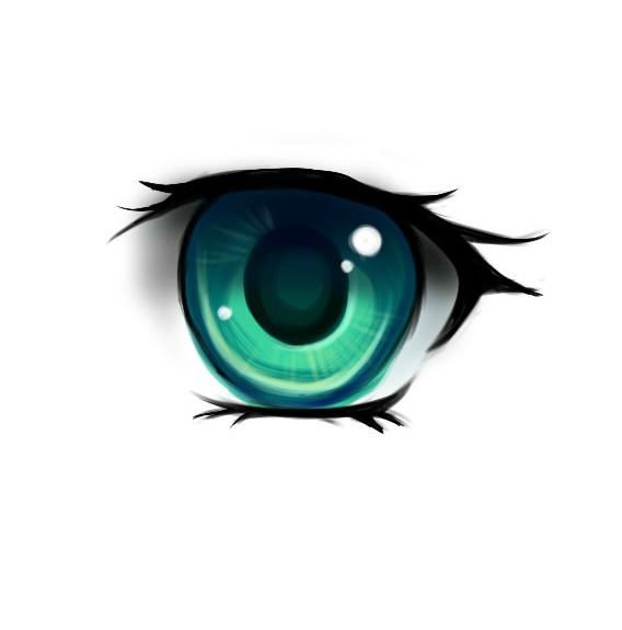 Глаза на белом фоне
