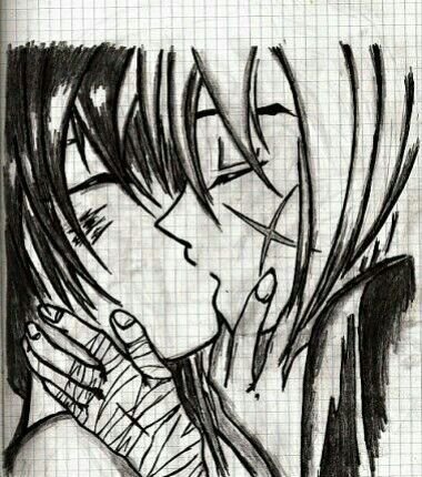 Рисунки карандашом аниме про разбитую любовь