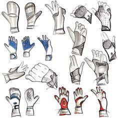 Перчатка эскиз