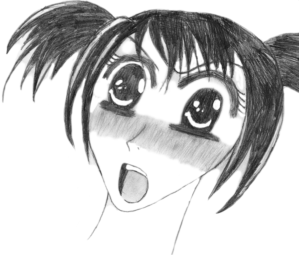 Смущение рисунок