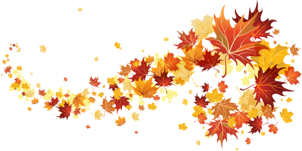 Осенний клипарт на прозрачном фоне