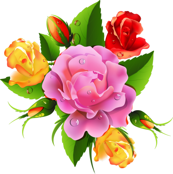 Красный цветок