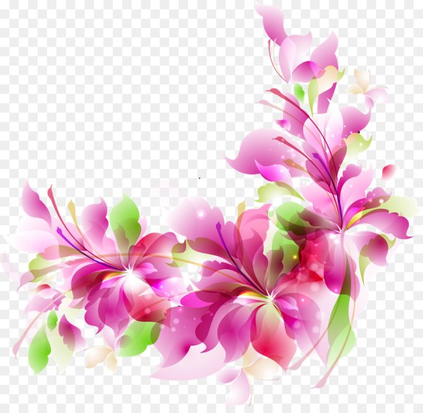 Прозрачные цветы