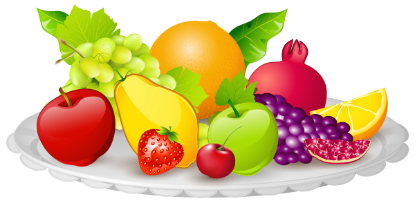 Фрукты мультяшный