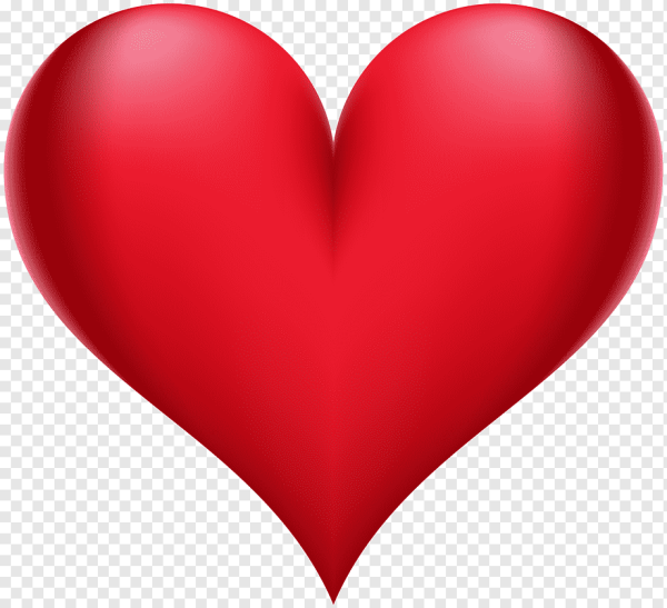 Красное сердечко