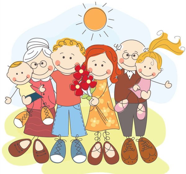 Семья рисунок