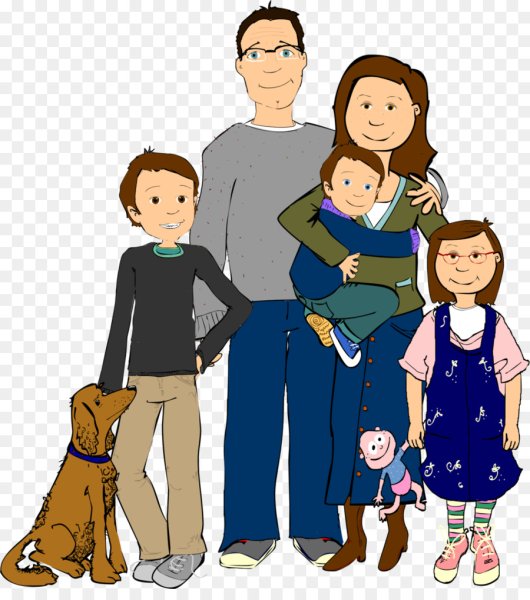 Семья мультяшная