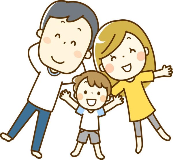 Семья мультяшная