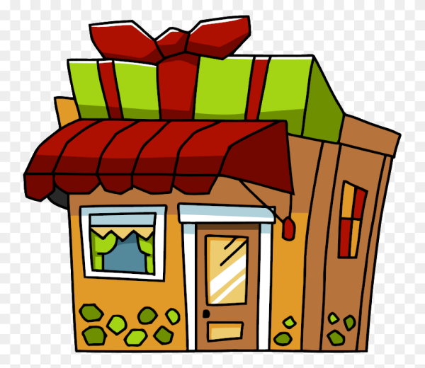 Shop мультяшный