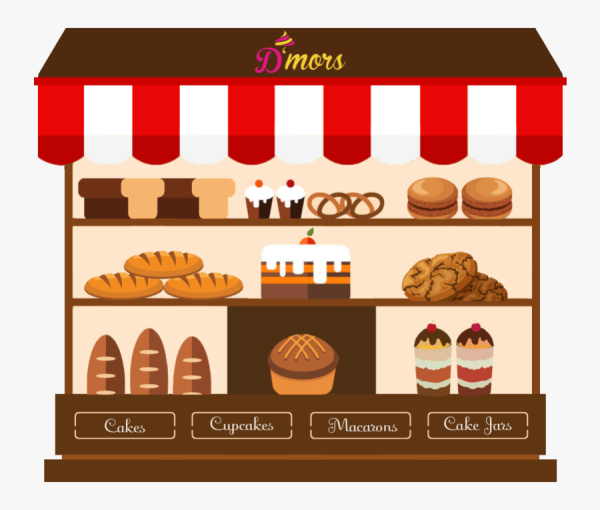 Булочная мультяшная