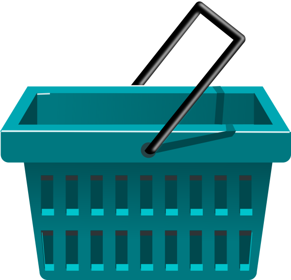 Корзина товаров Векторная