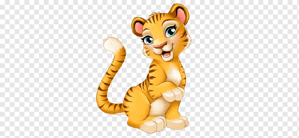 Тигренок мультяшный