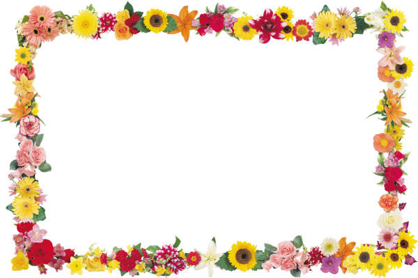 Рамка цветы