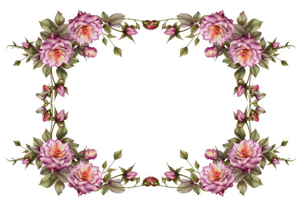 Красивые рамки из цветов