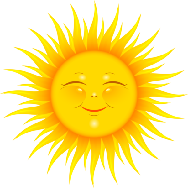 Солнышко улыбается