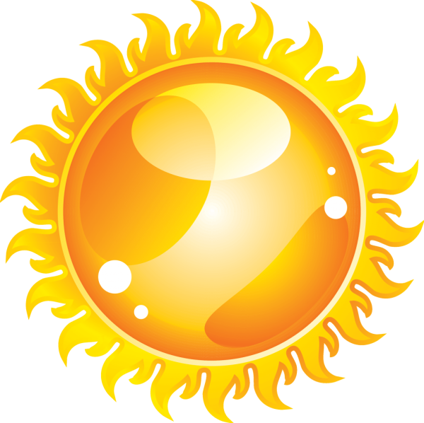 Солнце картинка для детей без фона