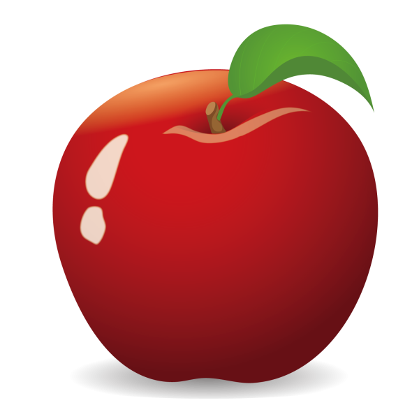 Яблоко вектор