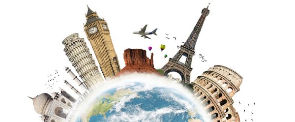 Путешествие на прозрачном фоне