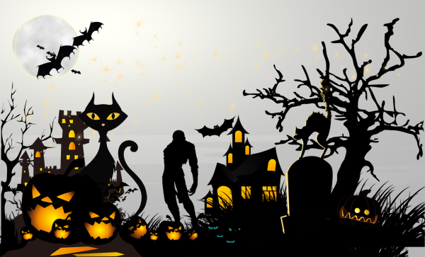 Силуэты на Хэллоуин