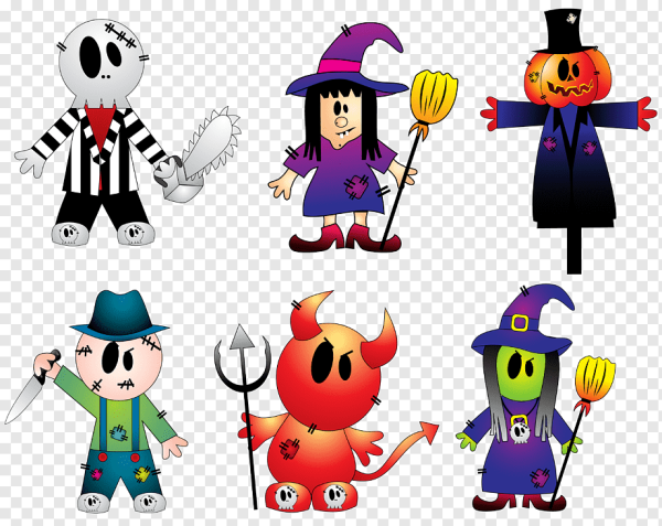 Персонажи Хэллоуина для детей