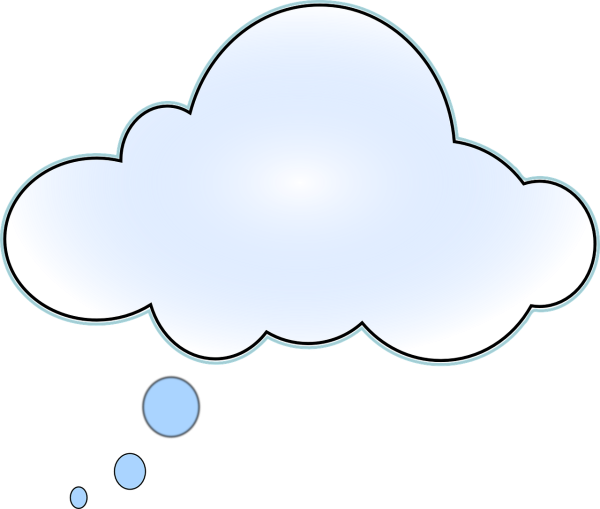 Облачко на прозрачном фоне