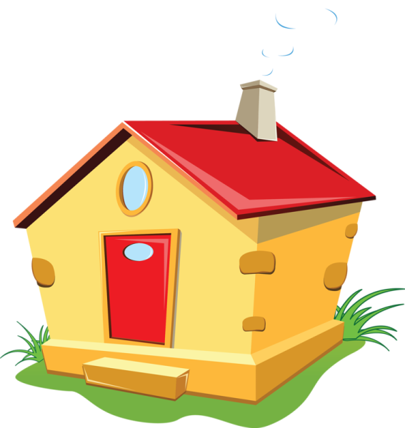 Домик на прозрачном фоне