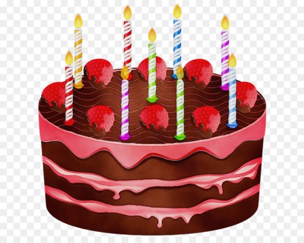 Тортик на прозрачном фоне