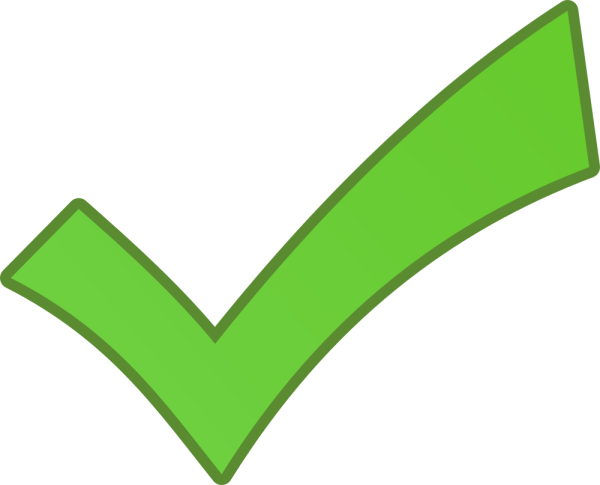 Целяная галочка на фоне