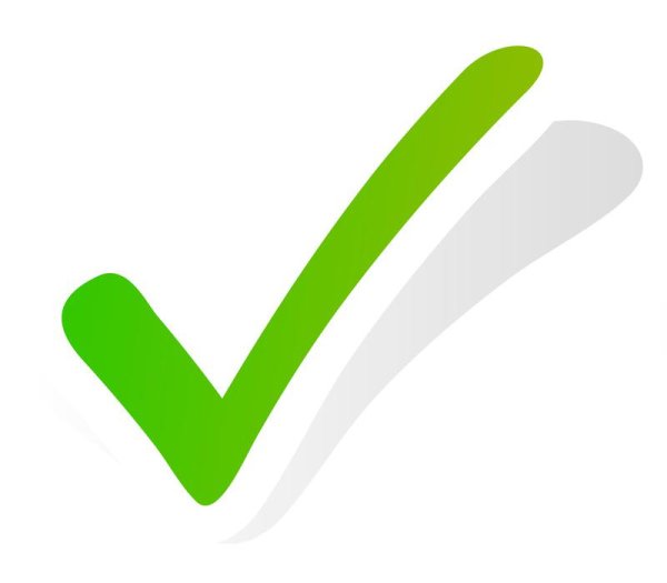 Зеленая галочка