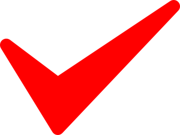 Красная галочка