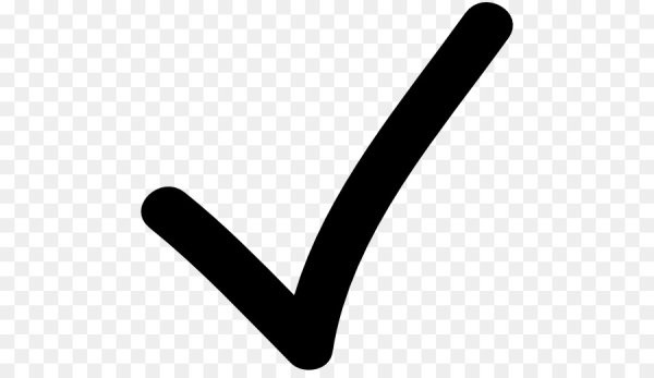 Черная галочка