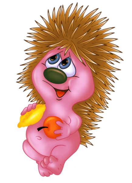 Ежики мультяшные