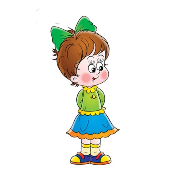 Девочка мультяшка