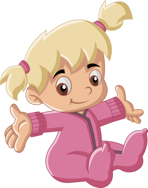 Девочка вектор