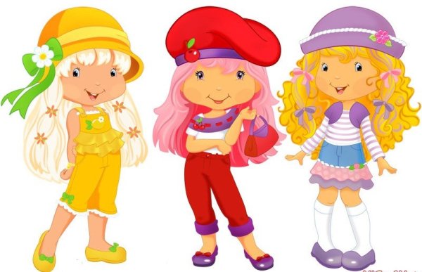 Девочка мультяшный