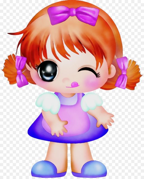 Мультяшная девочка