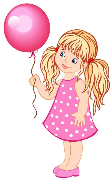 Маленькие принцессы на белом фоне