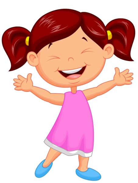 Девочка на белом фоне