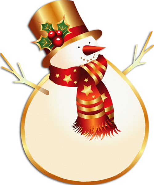 Новогодний клипарт на прозрачном фоне