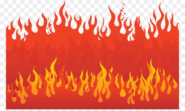 Костер на белом фоне